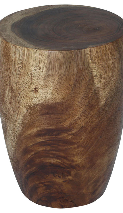 Round Solid End Table