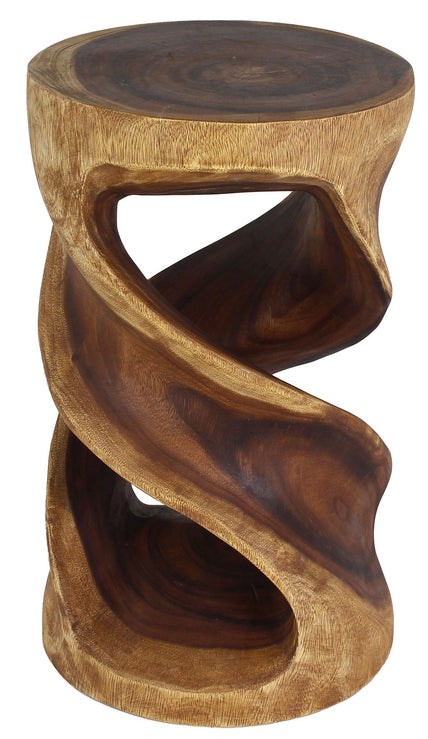 Round Double Twist End Table