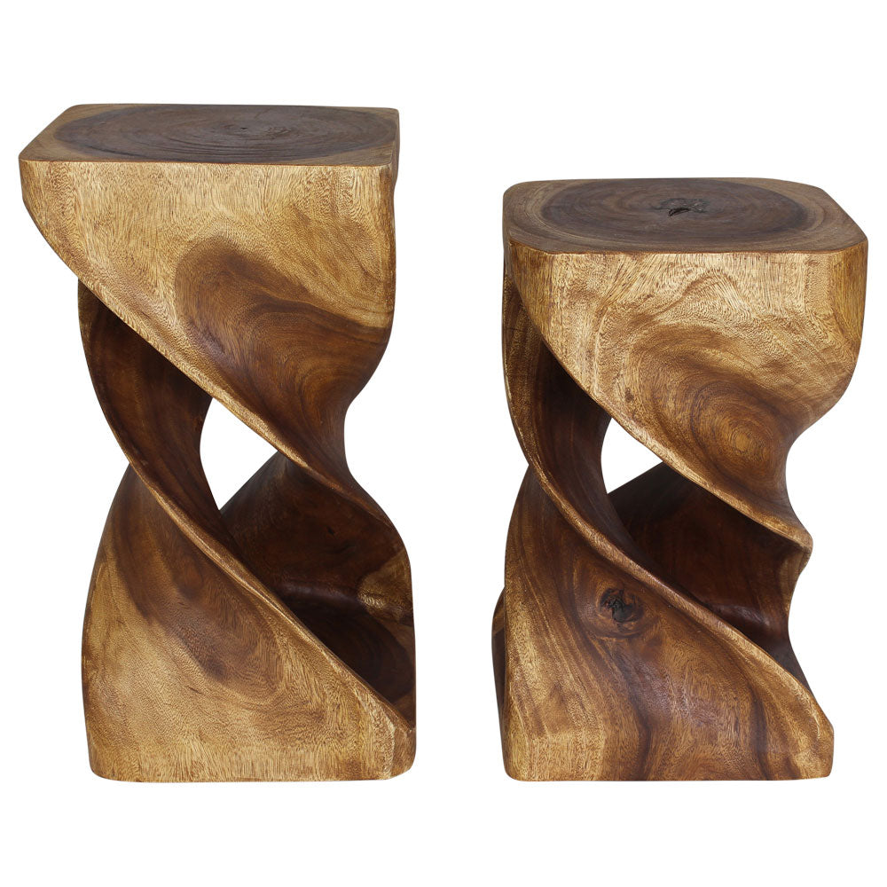 Rectangular Double Twist End Tables