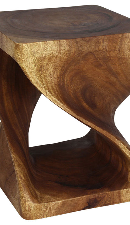 Wide Twisted End Tables