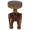 Kova Roaring Elephant 11 in DIA x 20 in H Walnut