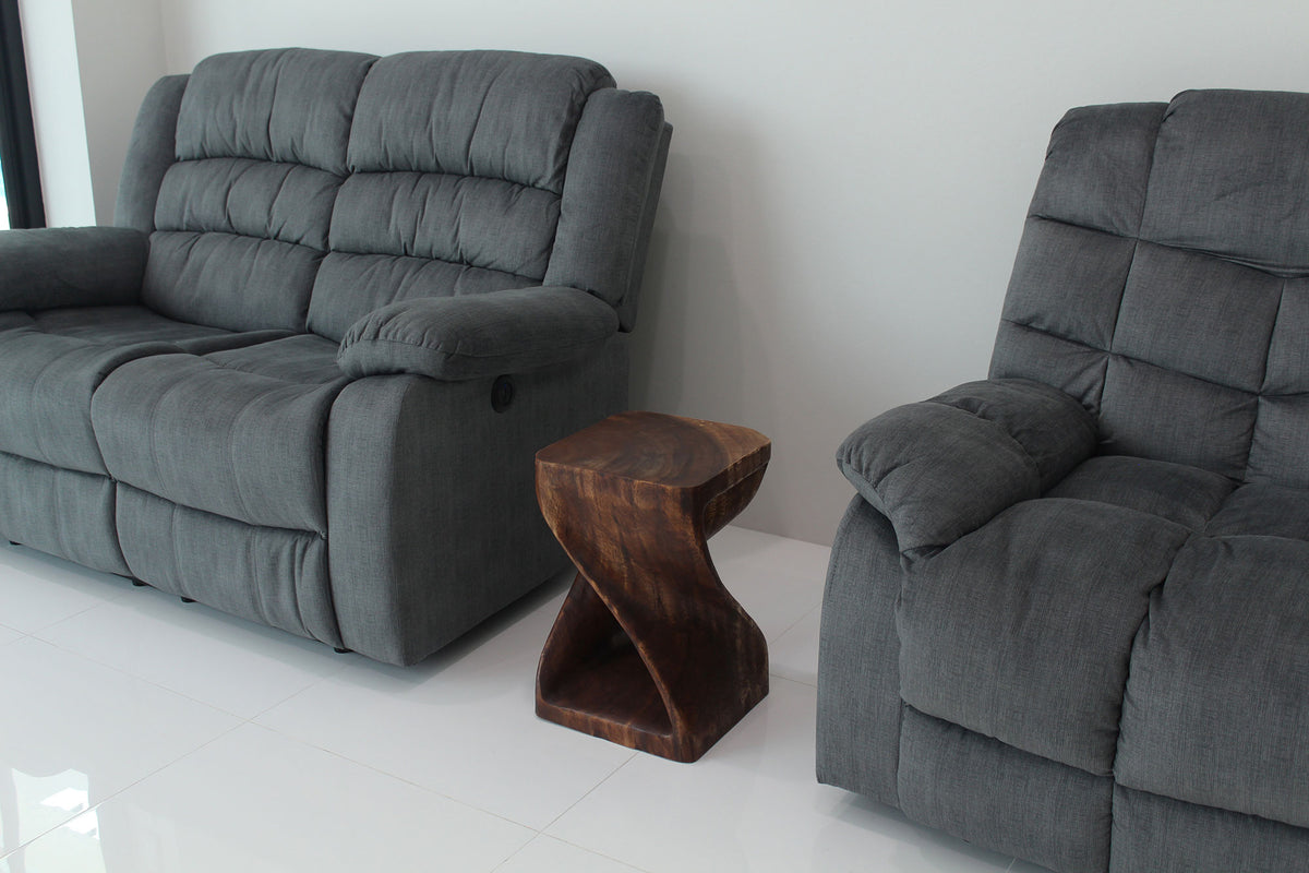 The Luma Square Twist End Table 12 in Sq