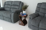 The Luma Square Twist End Table 12 in Sq