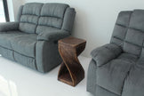 The Luma Square Twist End Table 12 in Sq
