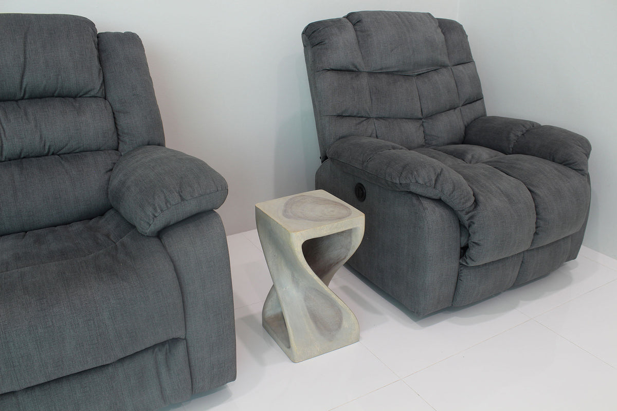 The Luma Square Twist End Table 10 in Sq