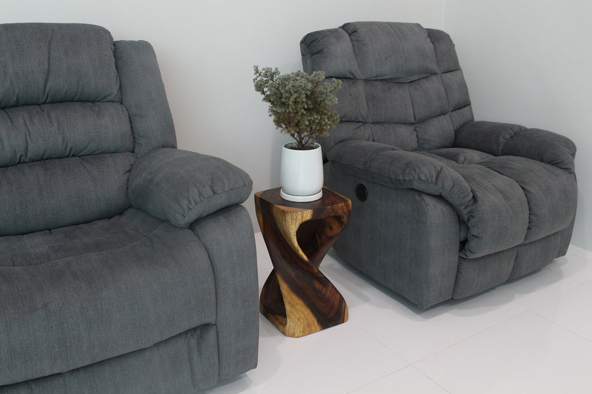 The Luma Square Twist End Table 10 in Sq