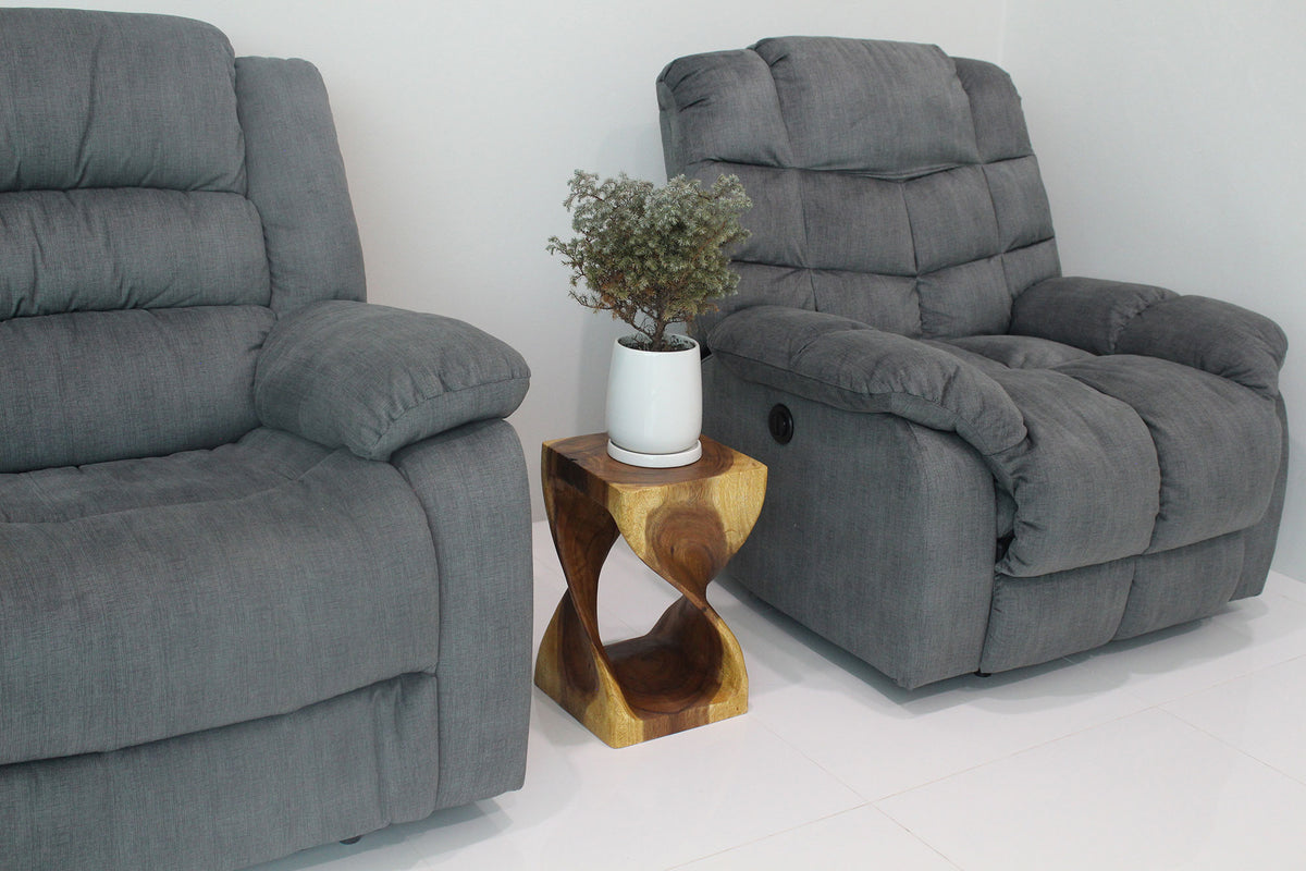The Luma Square Twist End Table 10 in Sq