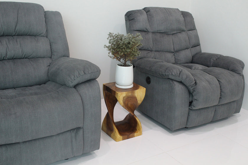 The Luma Square Twist End Table 10 in Sq
