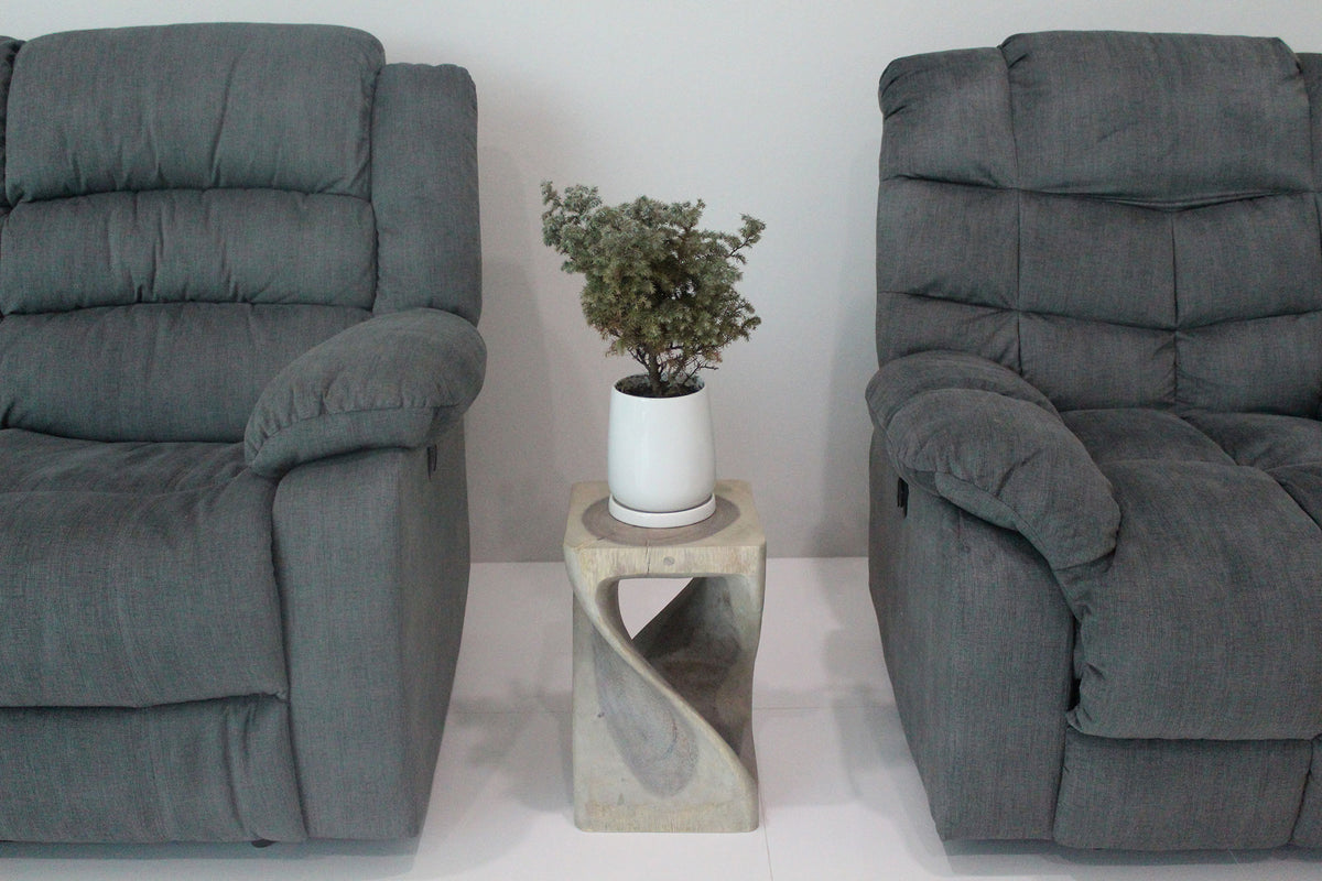 The Luma Square Twist End Table 10 in Sq