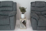 The Luma Square Twist End Table 10 in Sq