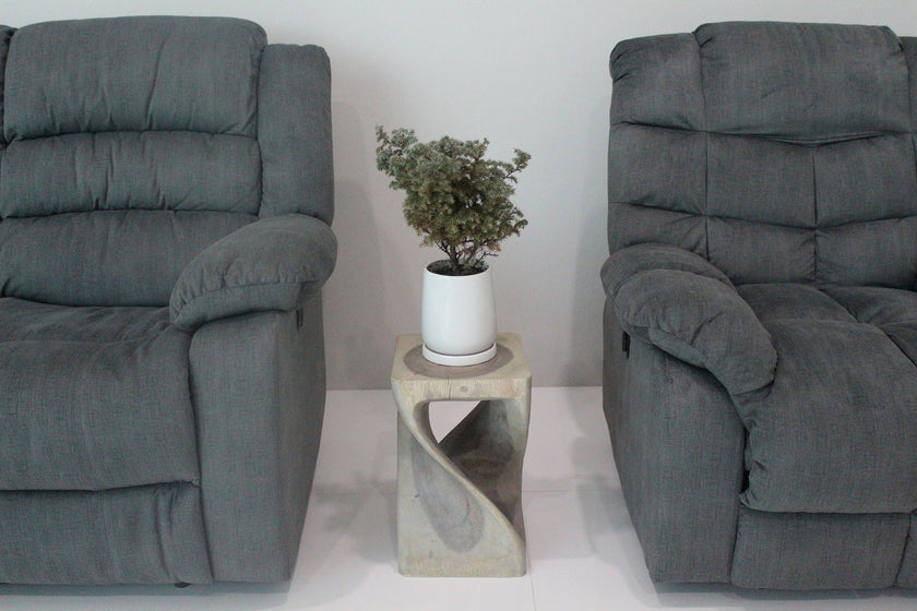 The Luma Square Twist End Table 10 in Sq