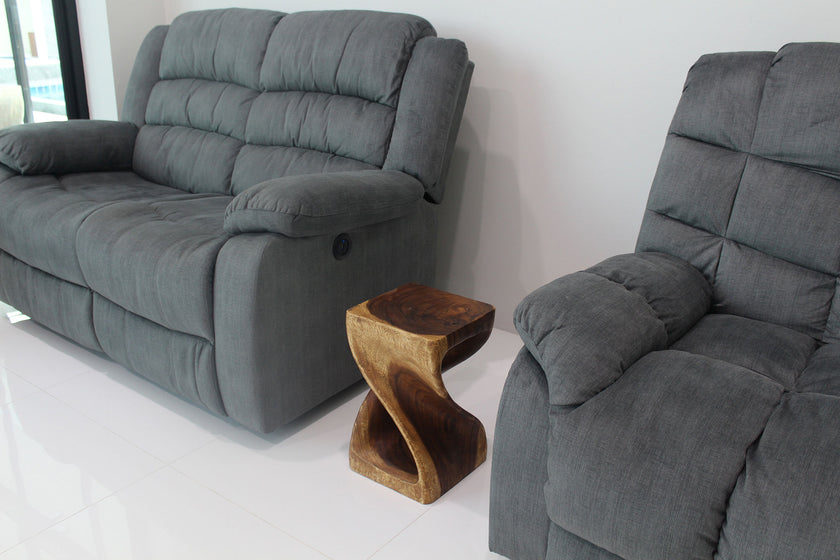 The Luma Square Twist End Table 10 in Sq