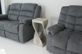 The Luma Square Twist End Table 12 in Sq