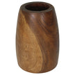 Mirel Round Sold Wood End Table 14 in D Top x 15 in D x 11 in D Base x 20 in H Walnut