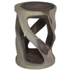 The Arbor Round Vine Twist End Table 14 in Dia x 20 in H