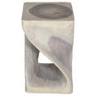 The Luma Square Twist End Table 10 in Sq