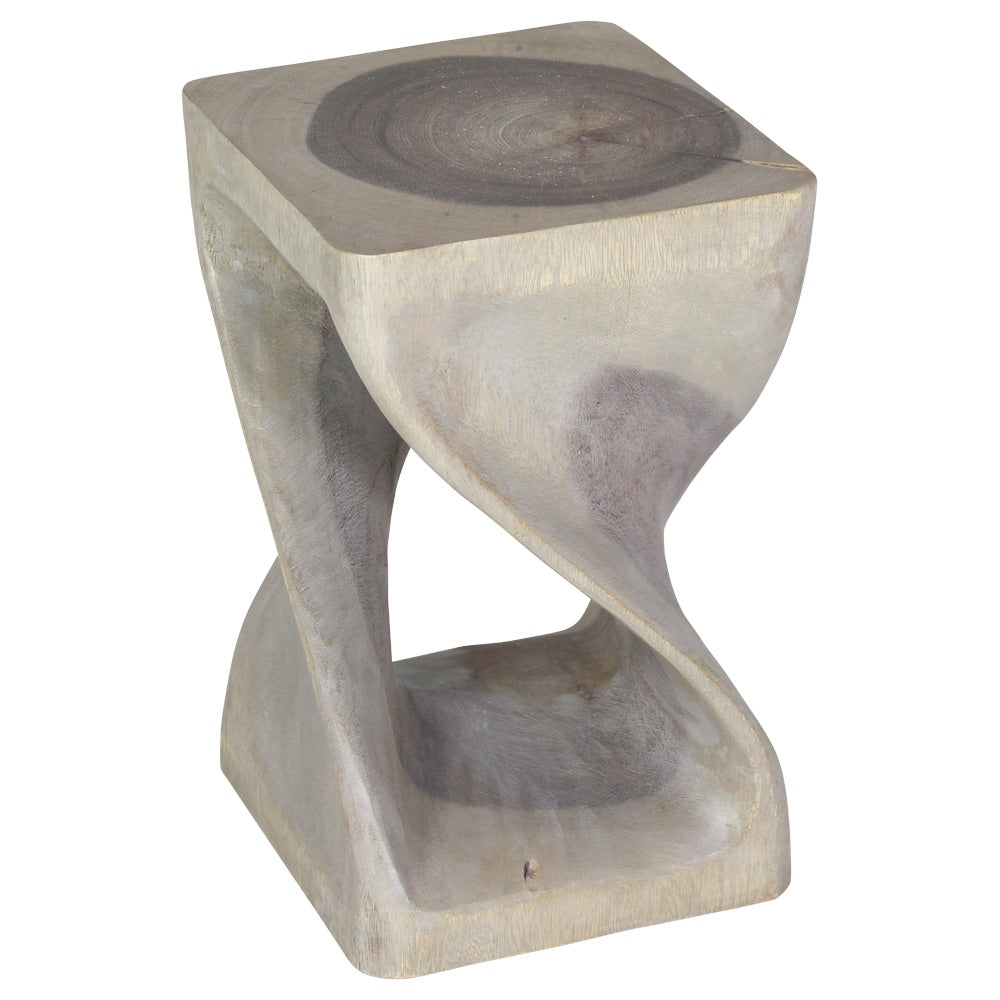 The Luma Square Twist End Table 10 in Sq
