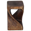 The Luma Square Twist End Table 10 in Sq