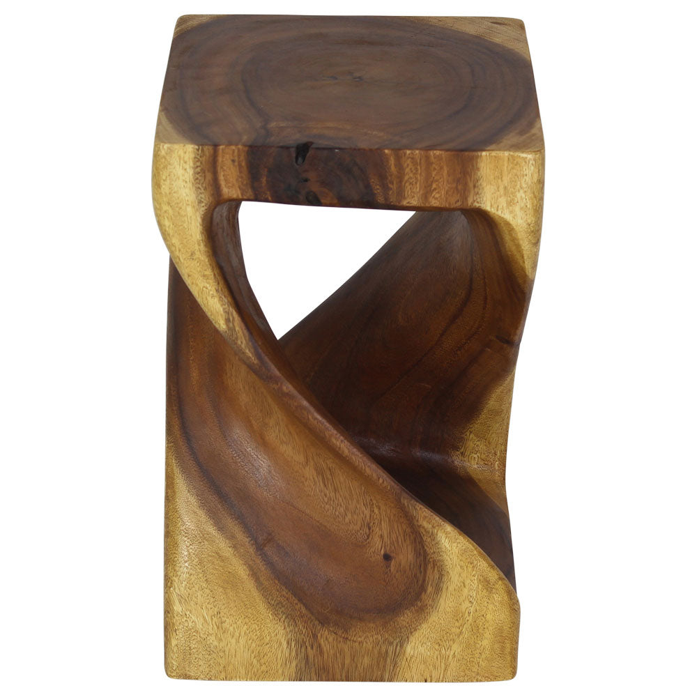 The Luma Square Twist End Table 10 in Sq