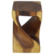 The Luma Square Twist End Table 10 in Sq