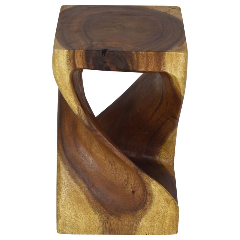 The Luma Square Twist End Table 10 in Sq