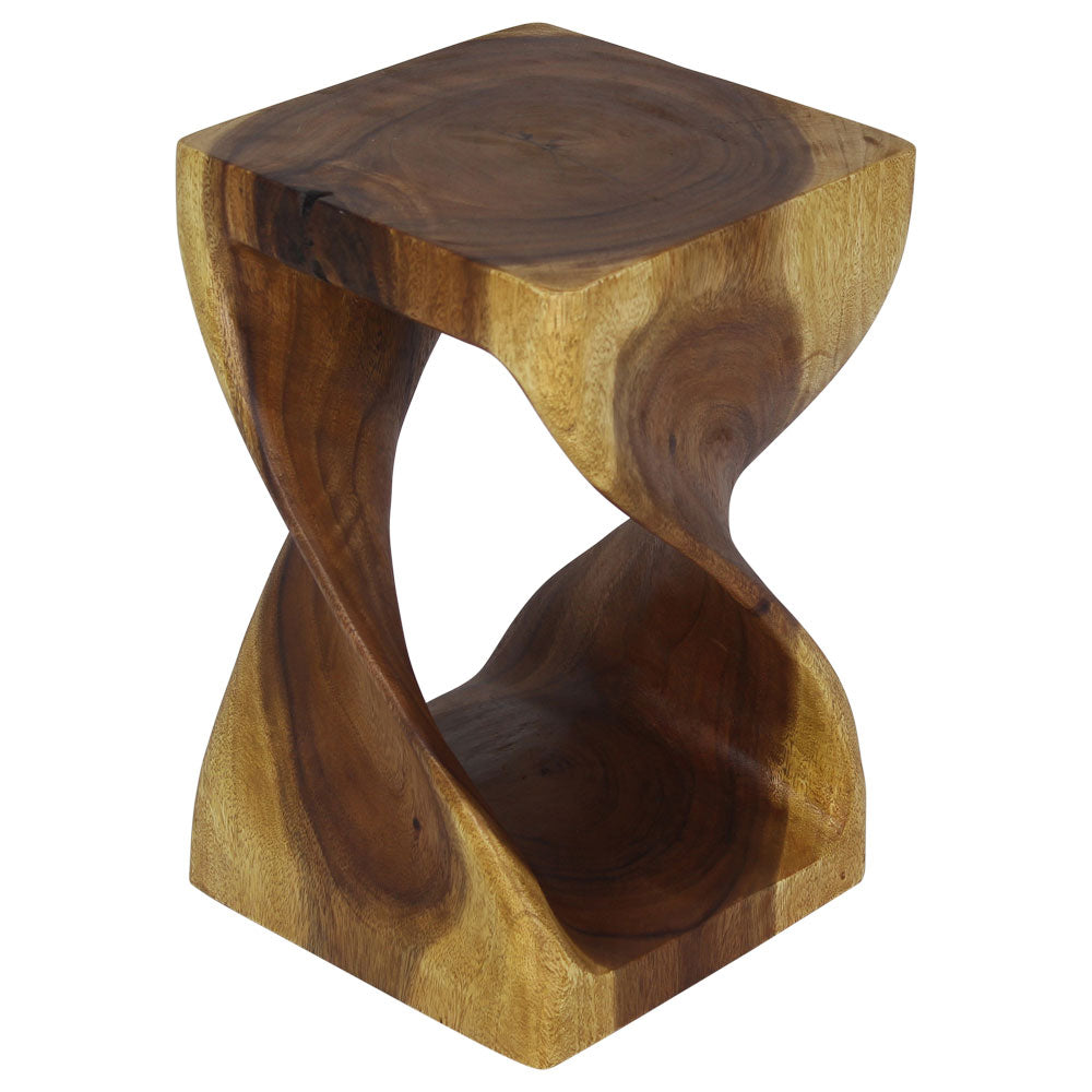 The Luma Square Twist End Table 10 in Sq