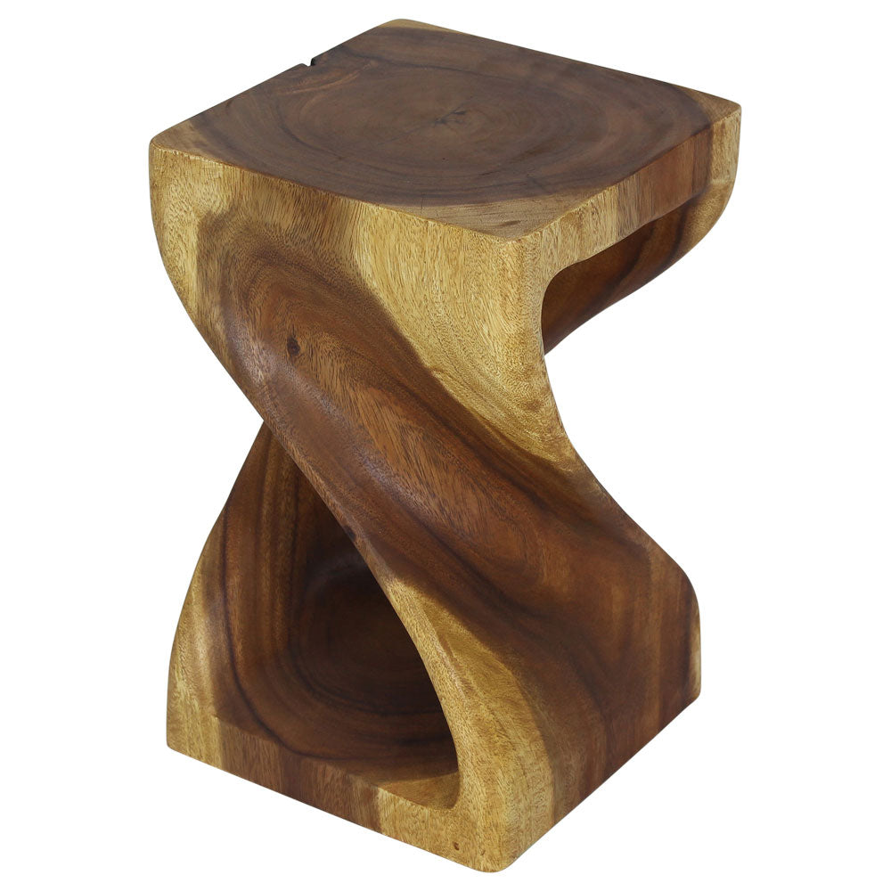The Luma Square Twist End Table 10 in Sq