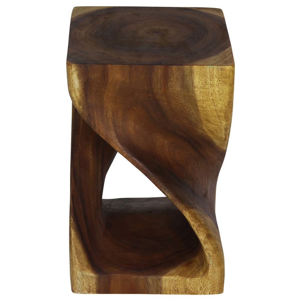 The Luma Square Twist End Table 10 in Sq