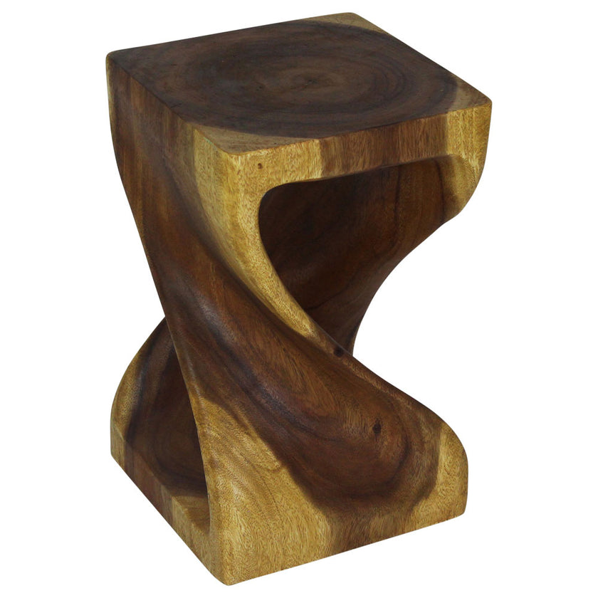 The Luma Square Twist End Table 10 in Sq