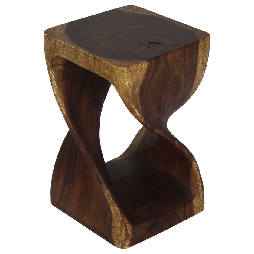 The Luma Square Twist End Table 10 in Sq
