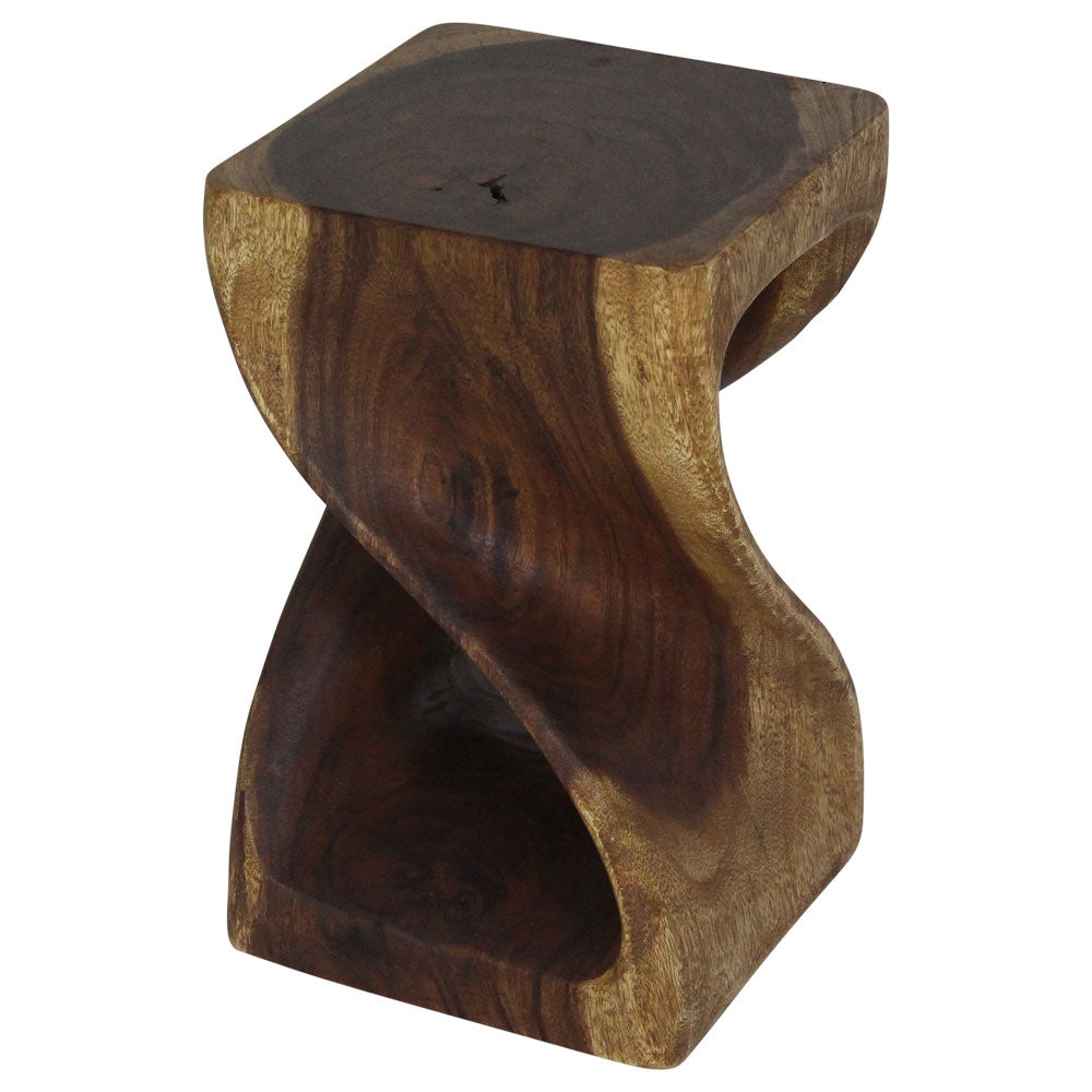 The Luma Square Twist End Table 10 in Sq