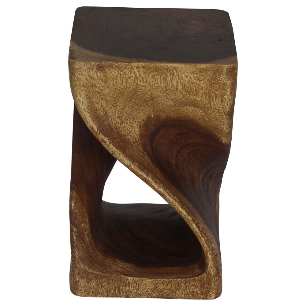 The Luma Square Twist End Table 10 in Sq