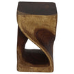 The Luma Square Twist End Table 10 in Sq