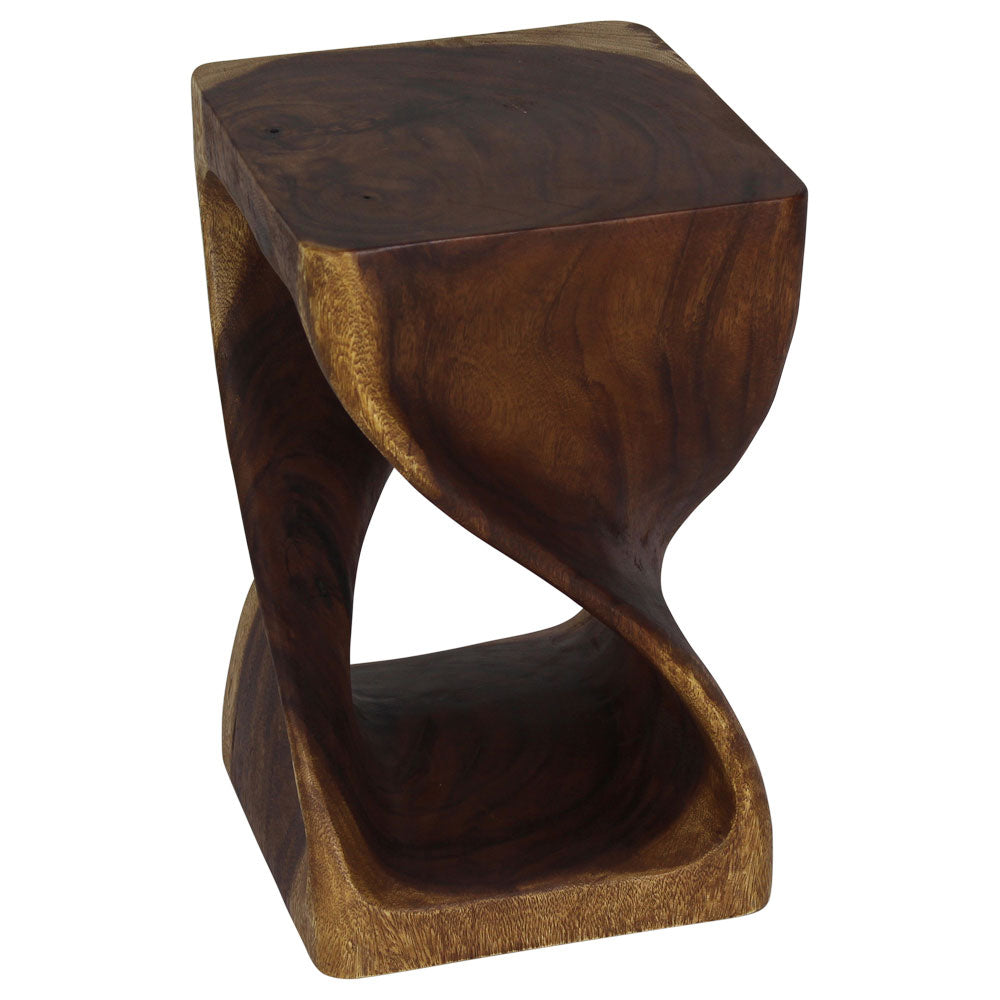 The Luma Square Twist End Table 10 in Sq