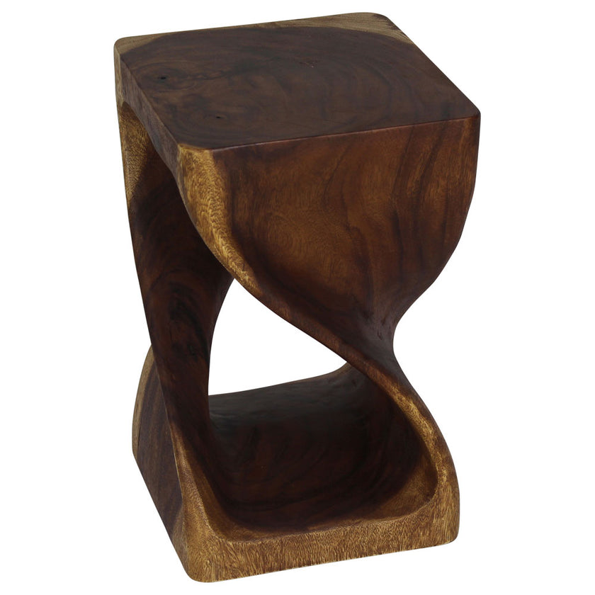 The Luma Square Twist End Table 10 in Sq