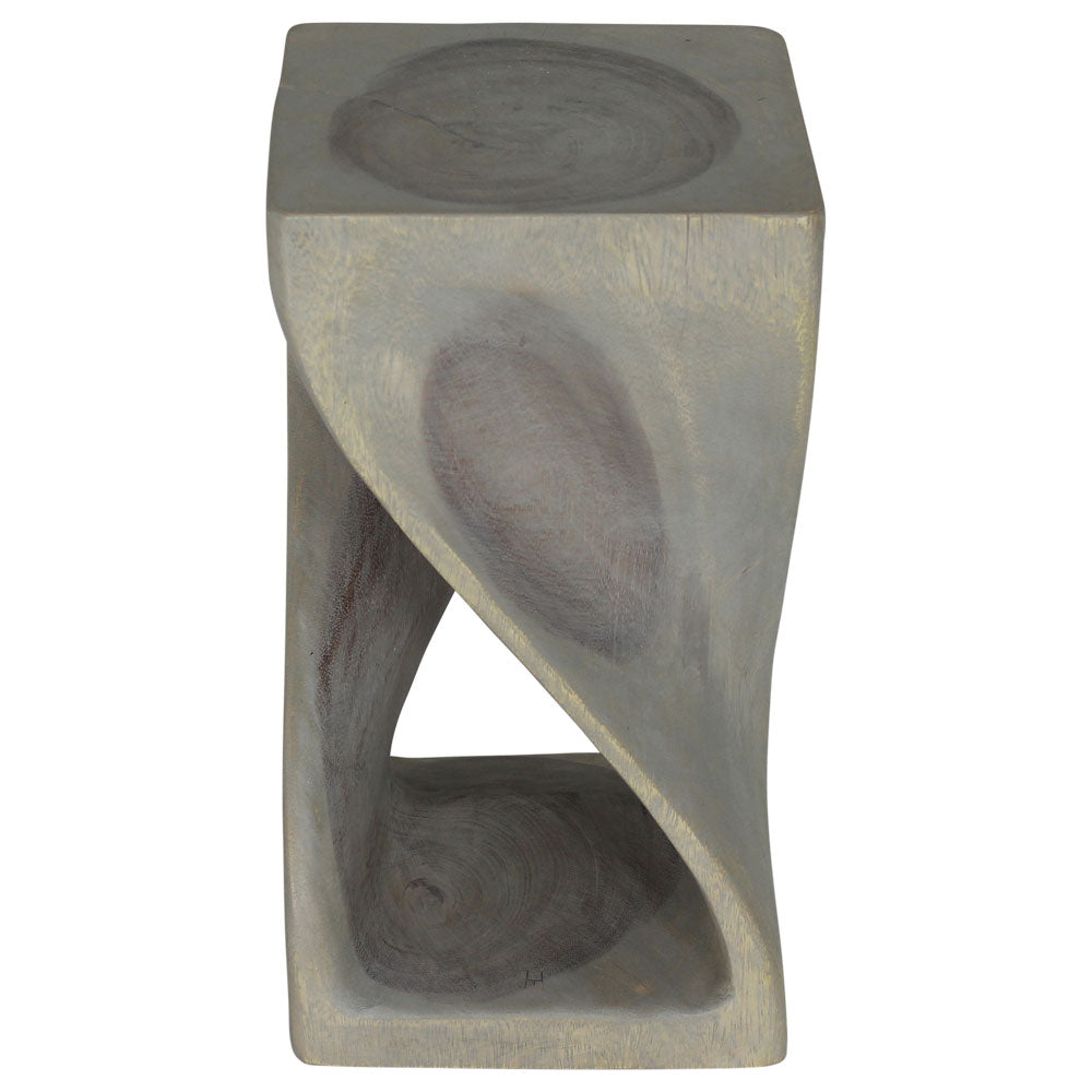 The Luma Square Twist End Table 10 in Sq