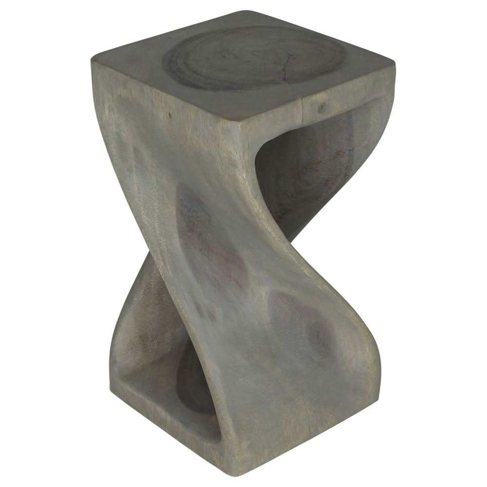 The Luma Square Twist End Table 10 in Sq