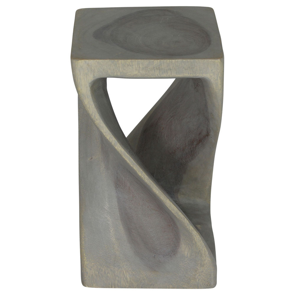 The Luma Square Twist End Table 10 in Sq