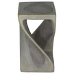 The Luma Square Twist End Table 10 in Sq