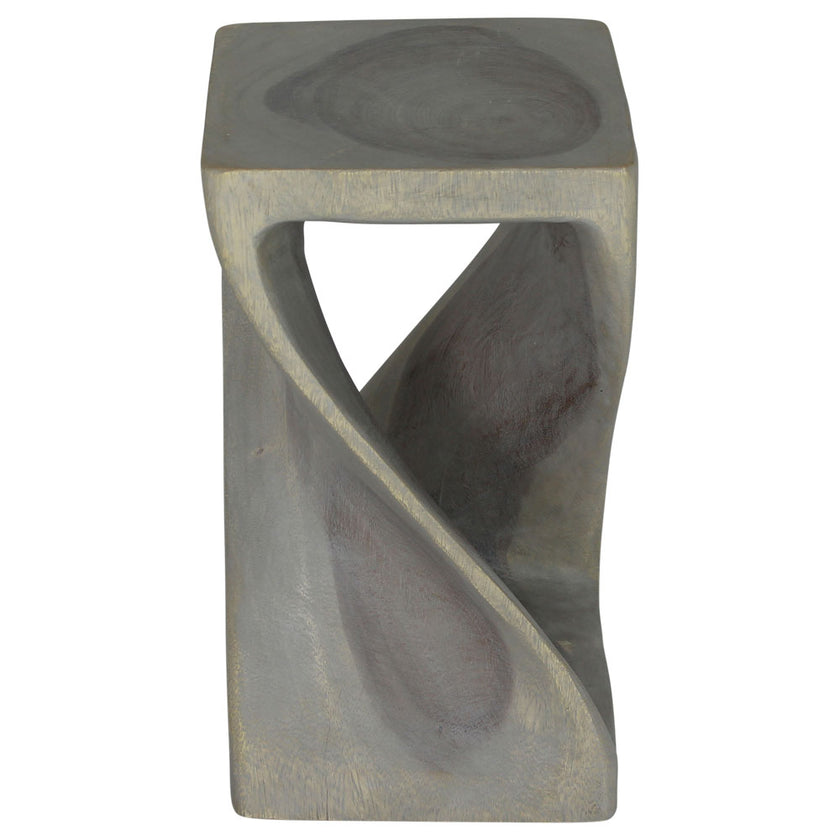 The Luma Square Twist End Table 10 in Sq