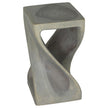 The Luma Square Twist End Table 10 in Sq