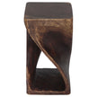 The Luma Square Twist End Table 10 in Sq