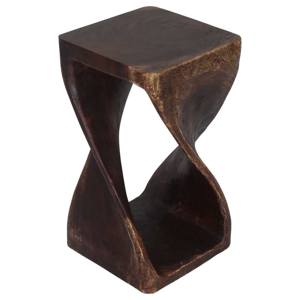 The Luma Square Twist End Table 10 in Sq