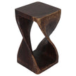 The Luma Square Twist End Table 10 in Sq