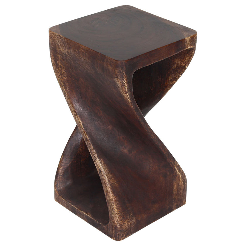 The Luma Square Twist End Table 10 in Sq