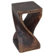 The Luma Square Twist End Table 10 in Sq