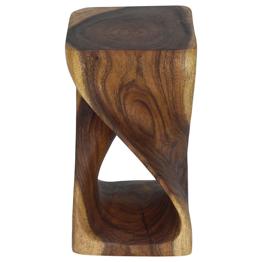 The Luma Square Twist End Table 10 in Sq