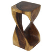 The Luma Square Twist End Table 10 in Sq