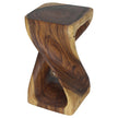 The Luma Square Twist End Table 10 in Sq