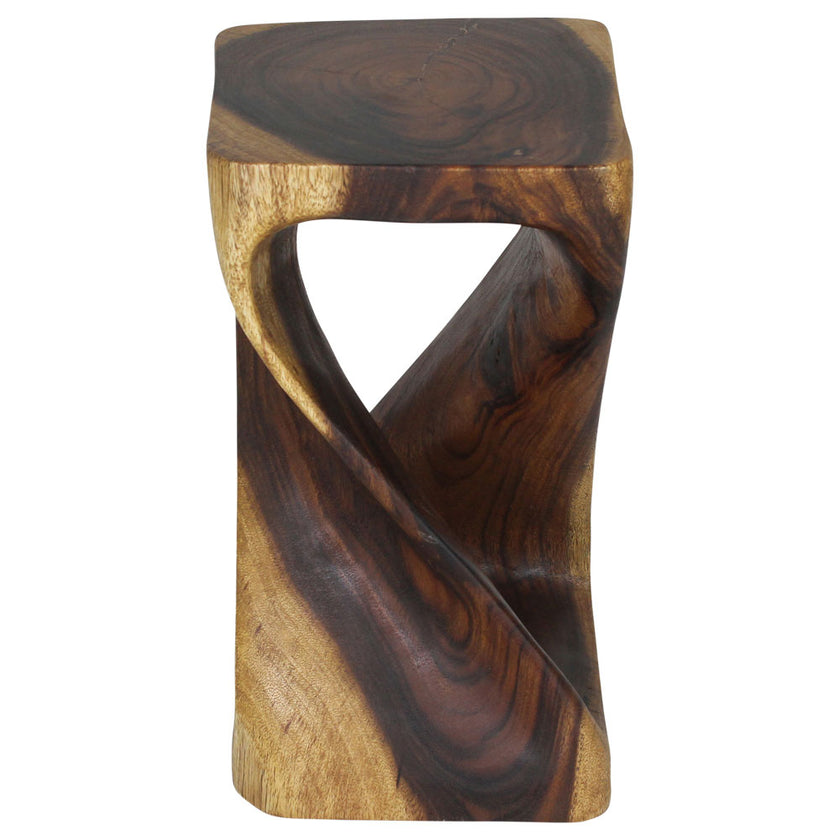 The Luma Square Twist End Table 10 in Sq